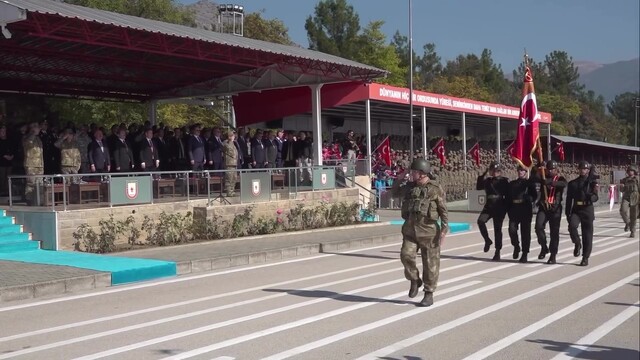 Amasya'daki 15. Piyade Eğitim Tugayı'nda tören yapıldı