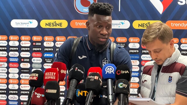 Andre Onana: Trabzon halkına başarı armağan edebiliriz