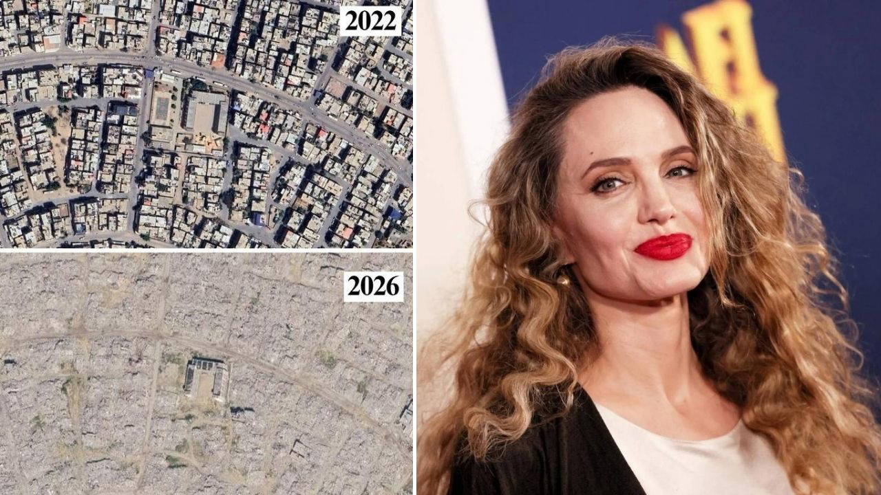Angelina Jolie Gazze'deki yıkıma dikkat çekti