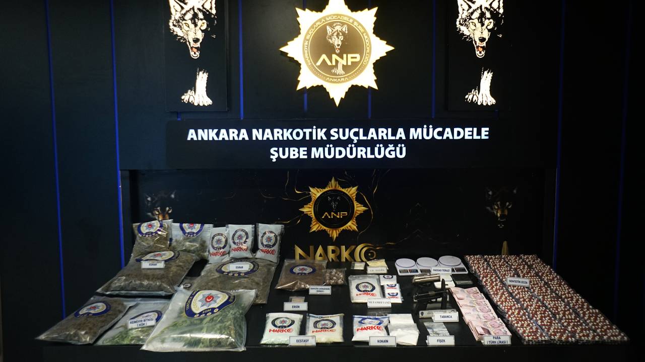 Ankara'da uyuşturucu operasyonlarında 32 kişi tutuklandı