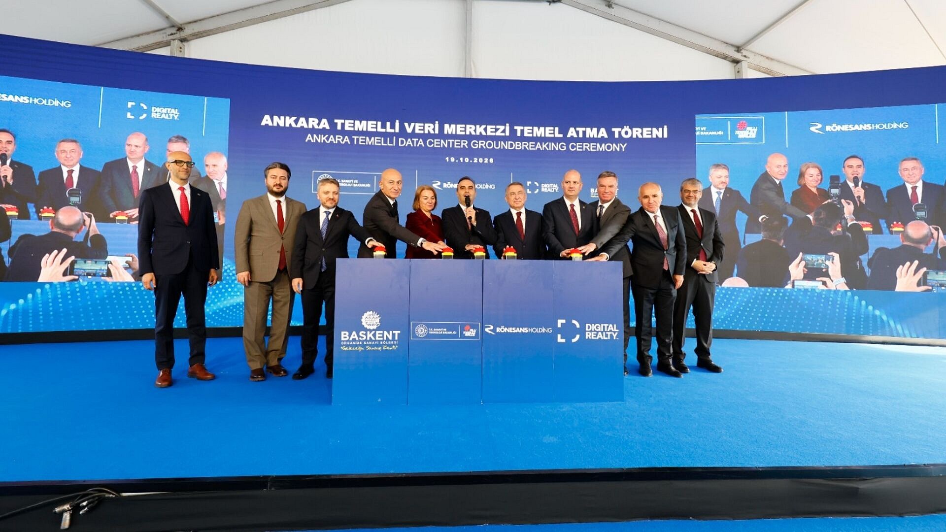 Ankara'da veri merkezi kampüsü temeli atıldı