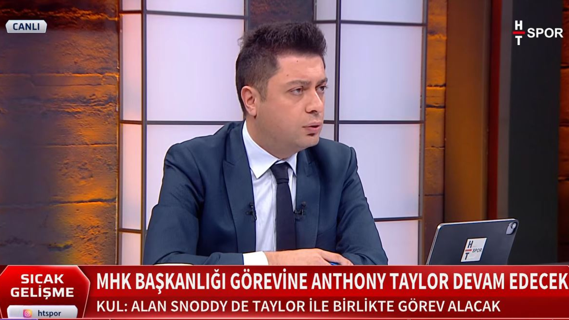 Anthony Taylor, MHK Başkanlığında görevine devam edecek