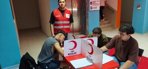 Aydın'da öğrenci yurdunda kan bağışı etkinliği yapıldı
