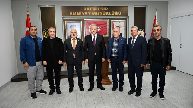 Balıkesir Gazeteciler Cemiyeti'nden İl Emniyet Müdürü'ne