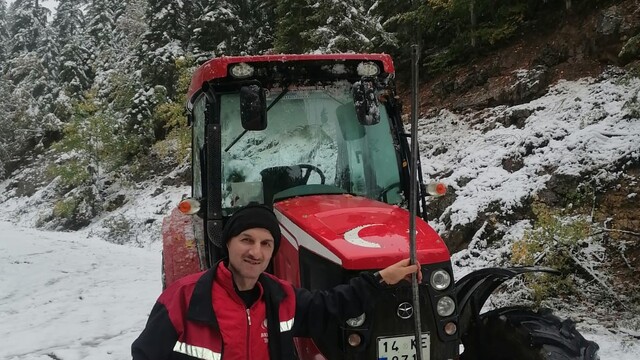 Bartin'in yaylalarina mevsimin ilk karı dustu