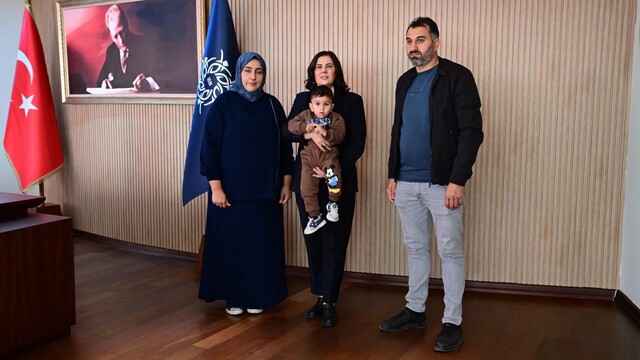 Başkan Çerçioğlu, DMD hastası minik Muhammed için destek