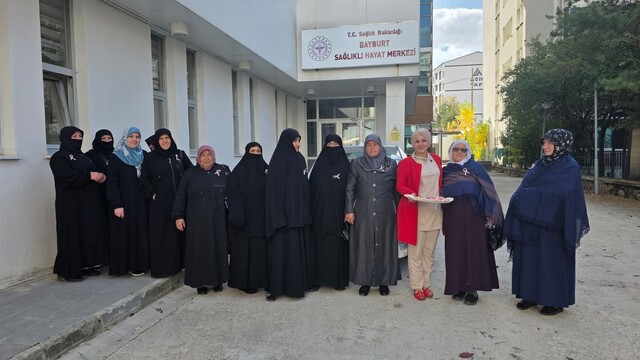 Bayburt'ta 3 köyde kanser tarama çalışması yapıldı
