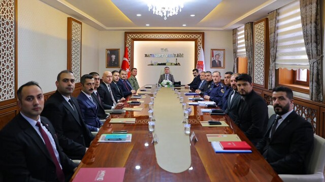 Bayburt'ta güvenlik ve asayiş toplantısı yapıldı