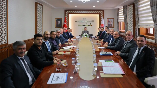 Bayburt’ta köy altyapı yatırımları KÖYDES'te ele alındı