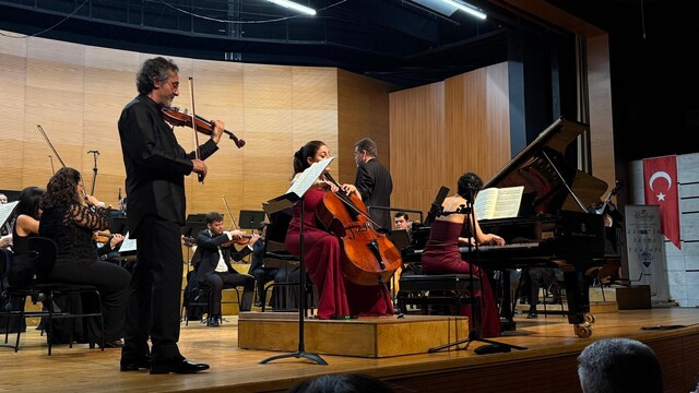BBDSO'dan unutulmaz konser: üç solist aynı sahnede