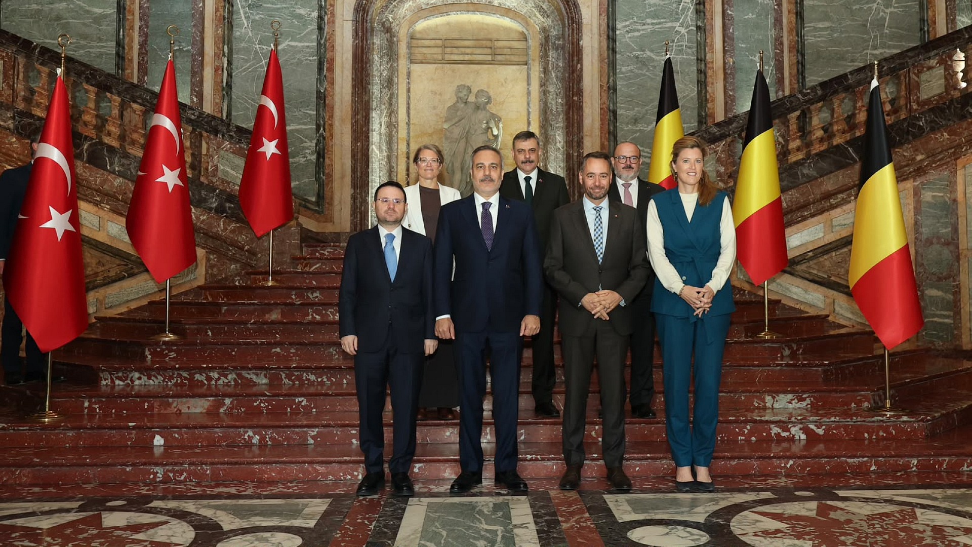 Belçika'da Türkiye ile kritik zirve: 7 bakan bir araya geldi