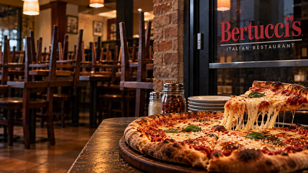 Bertucci's pizza zinciri, kapatma dalgasına katıldı