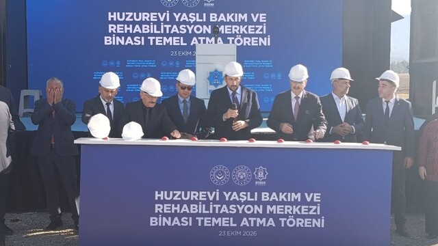 Beyşehir'de huzurevi için temel atma töreni gerçekleştirildi