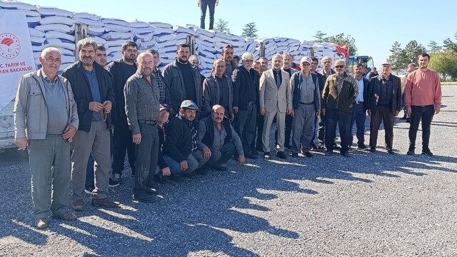 Beyşehir ve Hüyük'te mercimek üreticisine destek