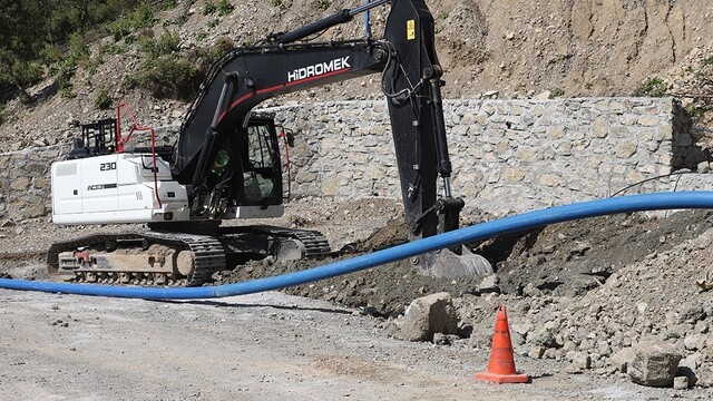 Bitişik Yaylası'na 4 bin metrelik su hattı inşa edildi