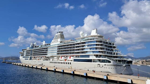 Bodrum'a Silver Nova kruvaziyeriyle 681 yolcu ulaştı