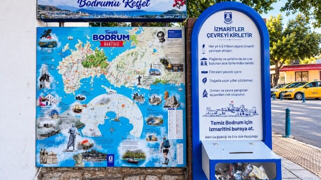 Bodrum Belediyesi geri dönüşüm sistemi ile çevreyi koruyor