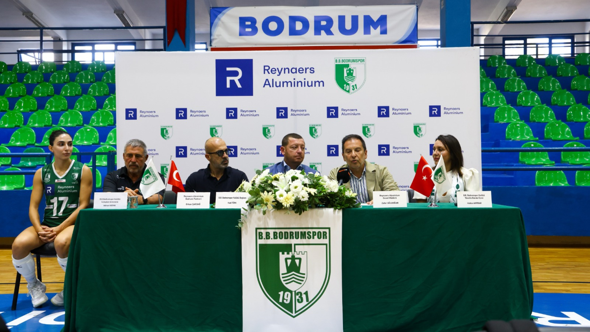 Bodrumspor Kadın Voleybol Takımı yeni sponsoruyla güçlendi