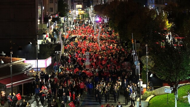 Bolu'da 29 Ekim Cumhuriyet Bayramı coşkusu