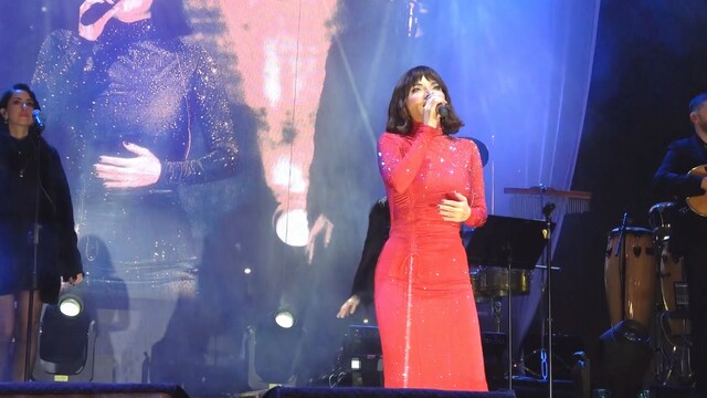 Bursa'da Göksel, Cumhuriyet Bayramı konserinde sahne aldı