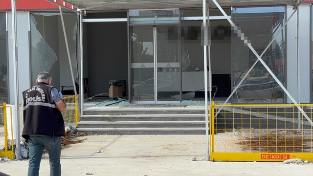 Bursa'da inşaat firmasının satış ofisine saldırı gerçekleşti