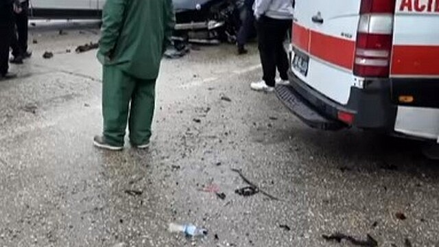 Bursa'da yağmurlu havada zincirleme kaza: 5 kişi yaralandı