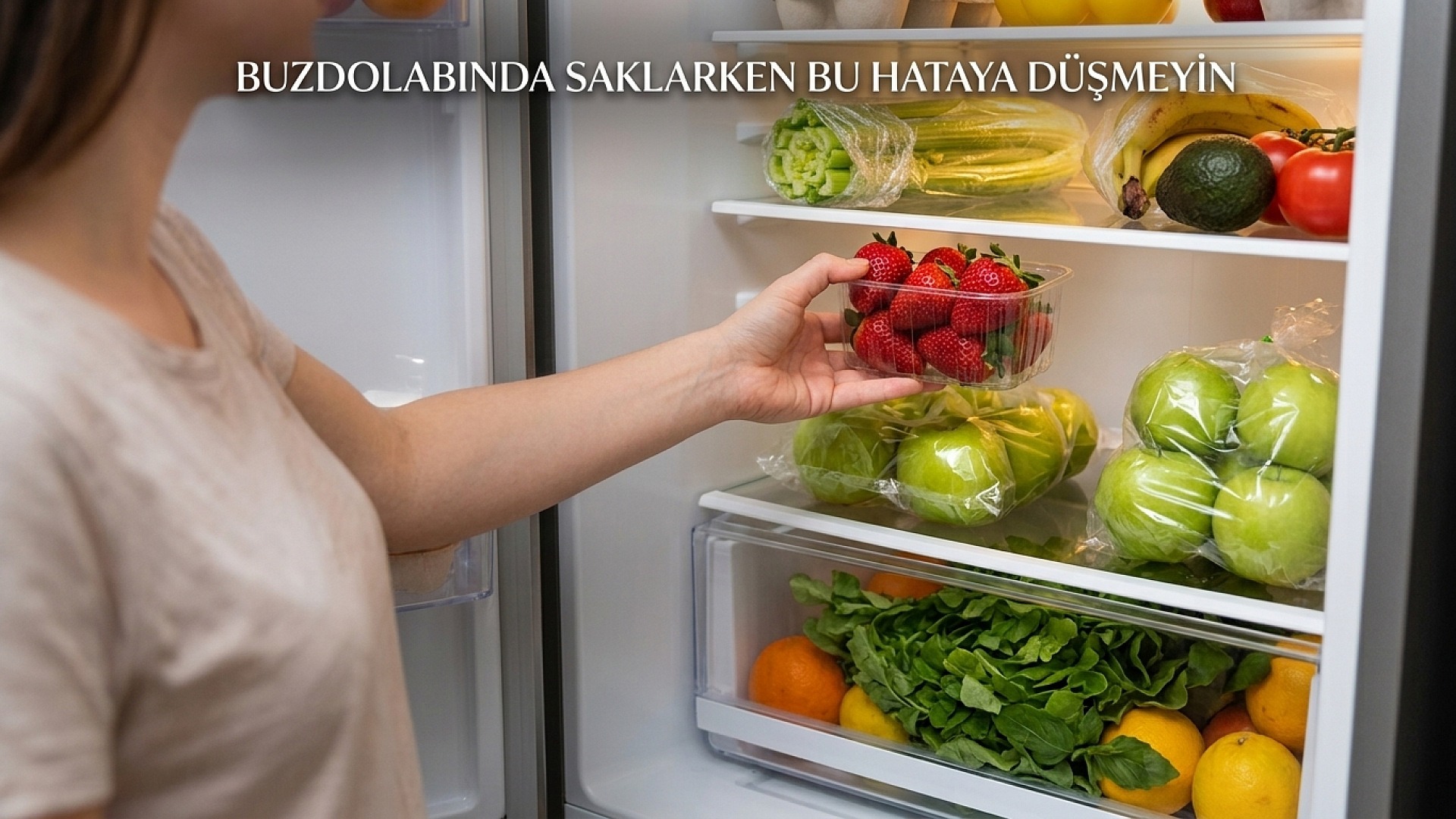 Buzdolabında sebze ve meyve saklarken dikkat edin