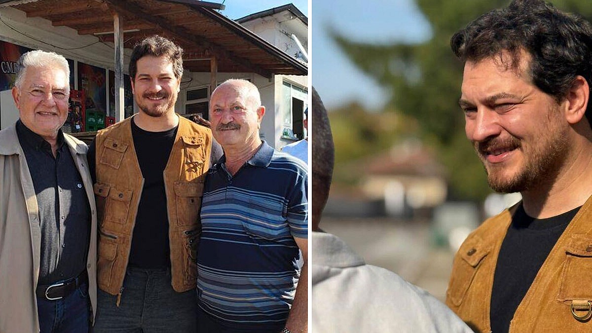Çağatay Ulusoy ailesiyle Bulgaristan'daki köyünü ziyaret etti