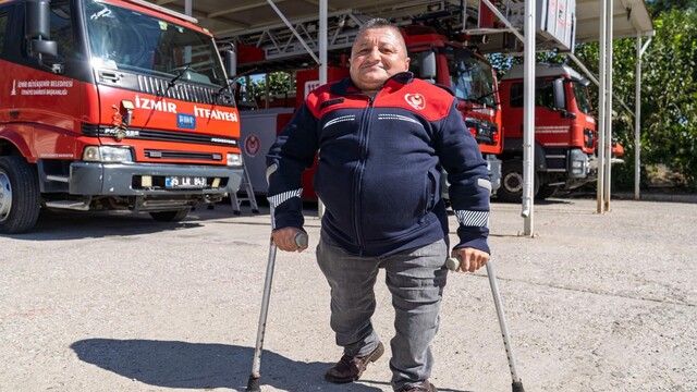 Cam kemik hastası Yaşar Karaduman'ın itfaiyecilik serüveni