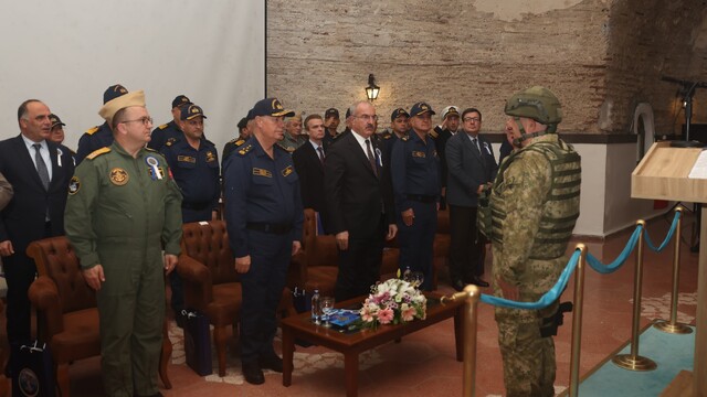 Çanakkale'de 3. Amfibi Deniz Piyade Tugayı'nın töreni