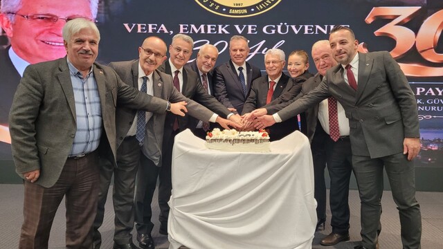 Canik esnaf ve sanatkarlar kooperatifi 30. yılını kutladı