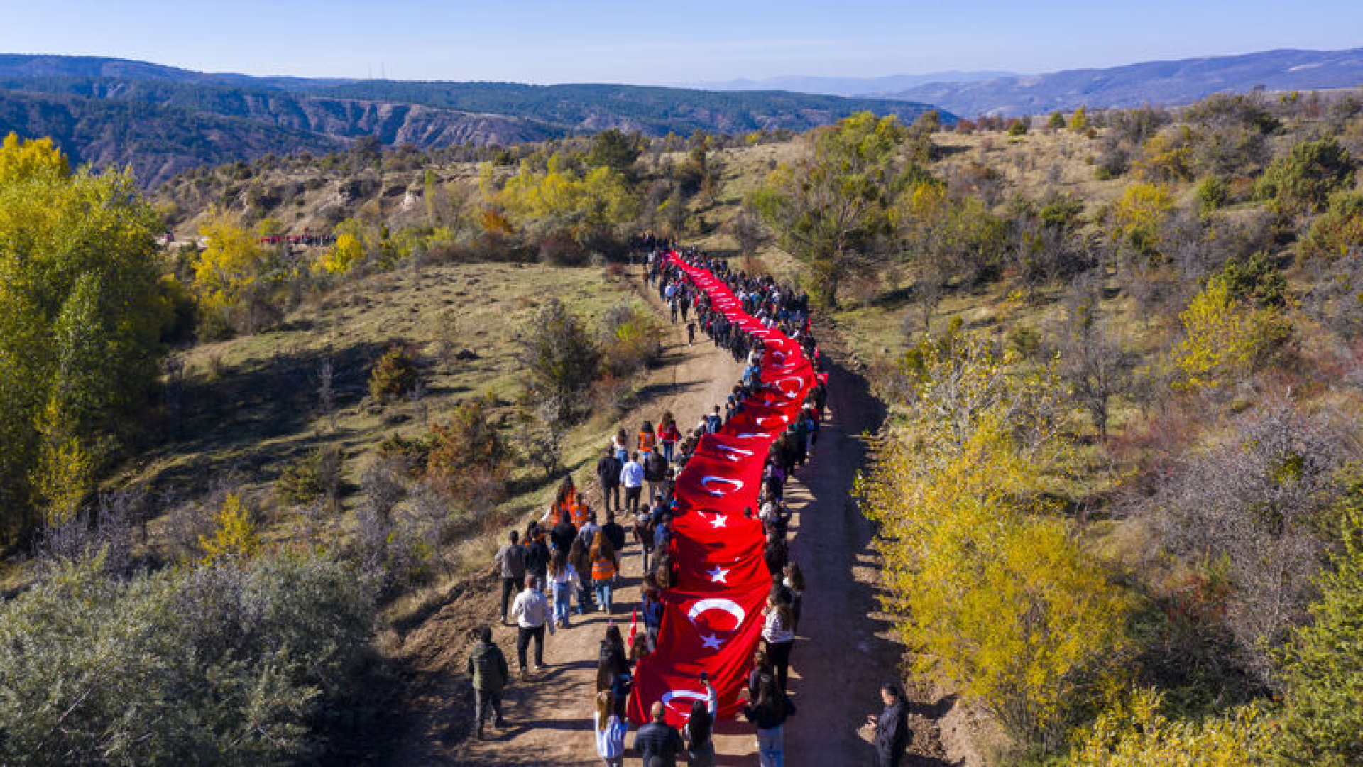 Çankırı'da 17. İstiklal Yolu yürüyüşü gerçekleştirildi