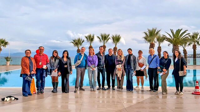 Çeşme'nin termal kaynakları gazetecilere tanıtıldı