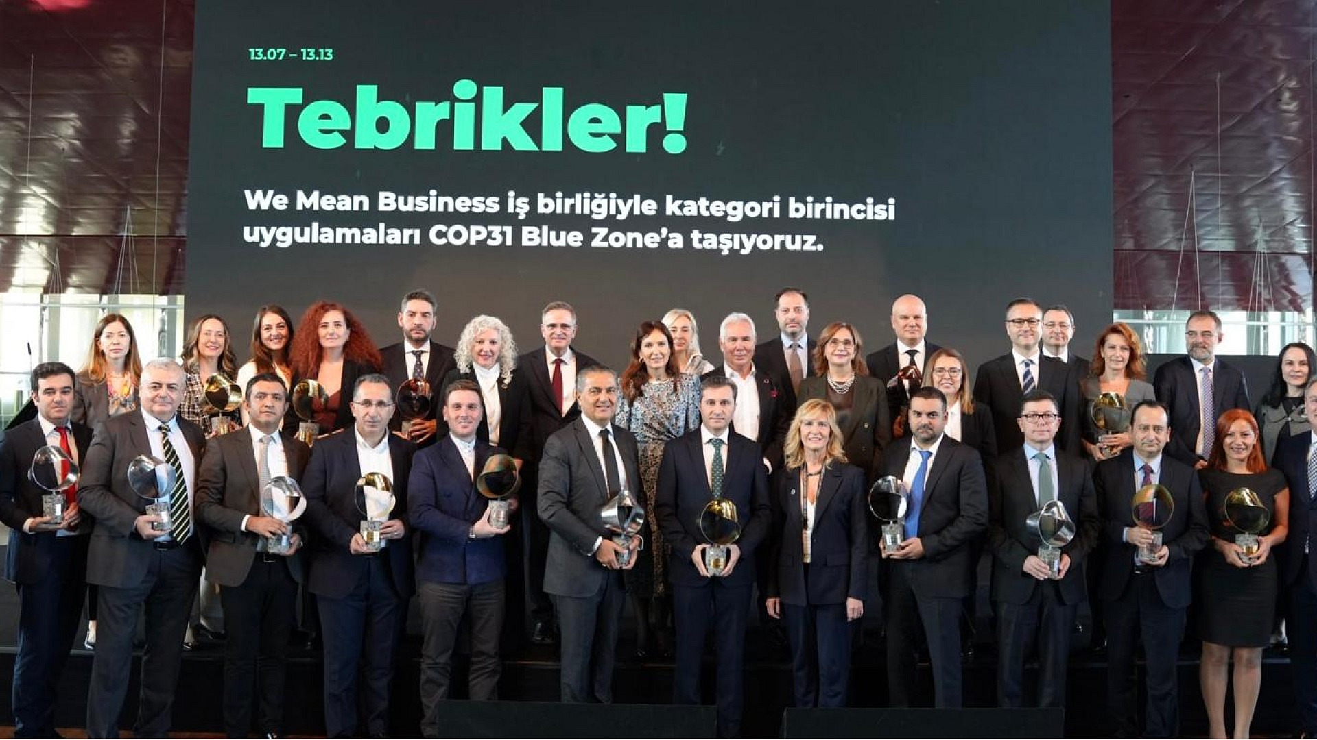 COP31 Sürdürülebilir Dönüşüm Ödülleri sahiplerini buldu