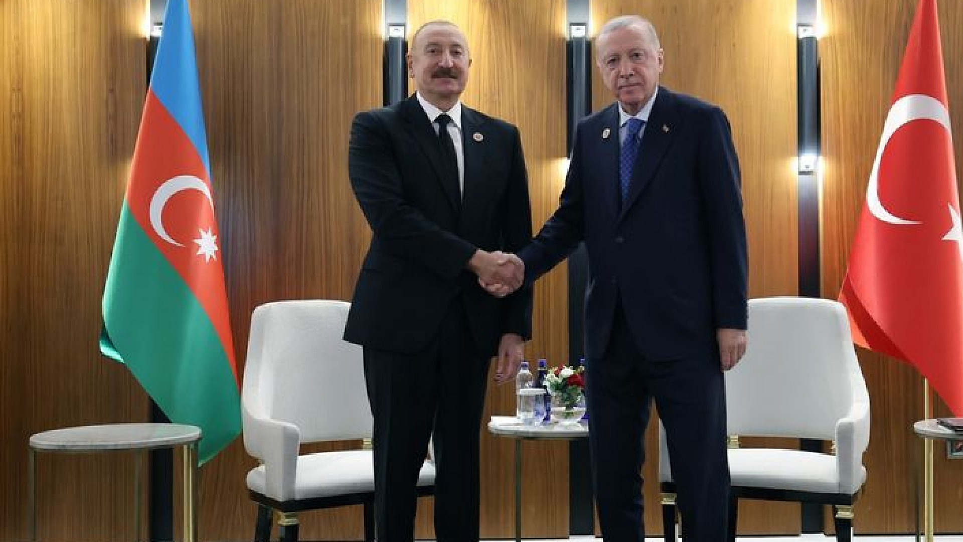 Cumhurbaşkanı Erdoğan, Aliyev ile görüştü