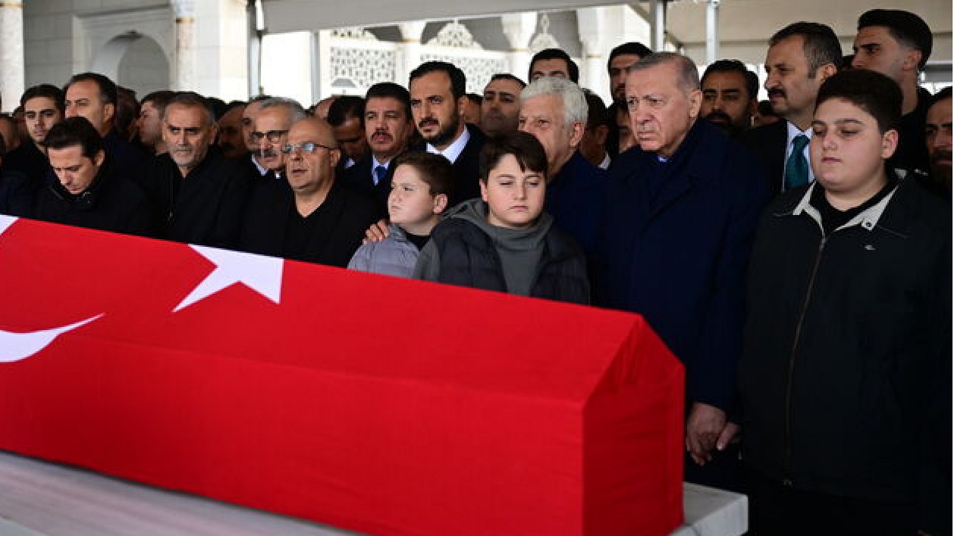 Erdoğan, Dündar Ziya Gültekin'in cenaze töreninde