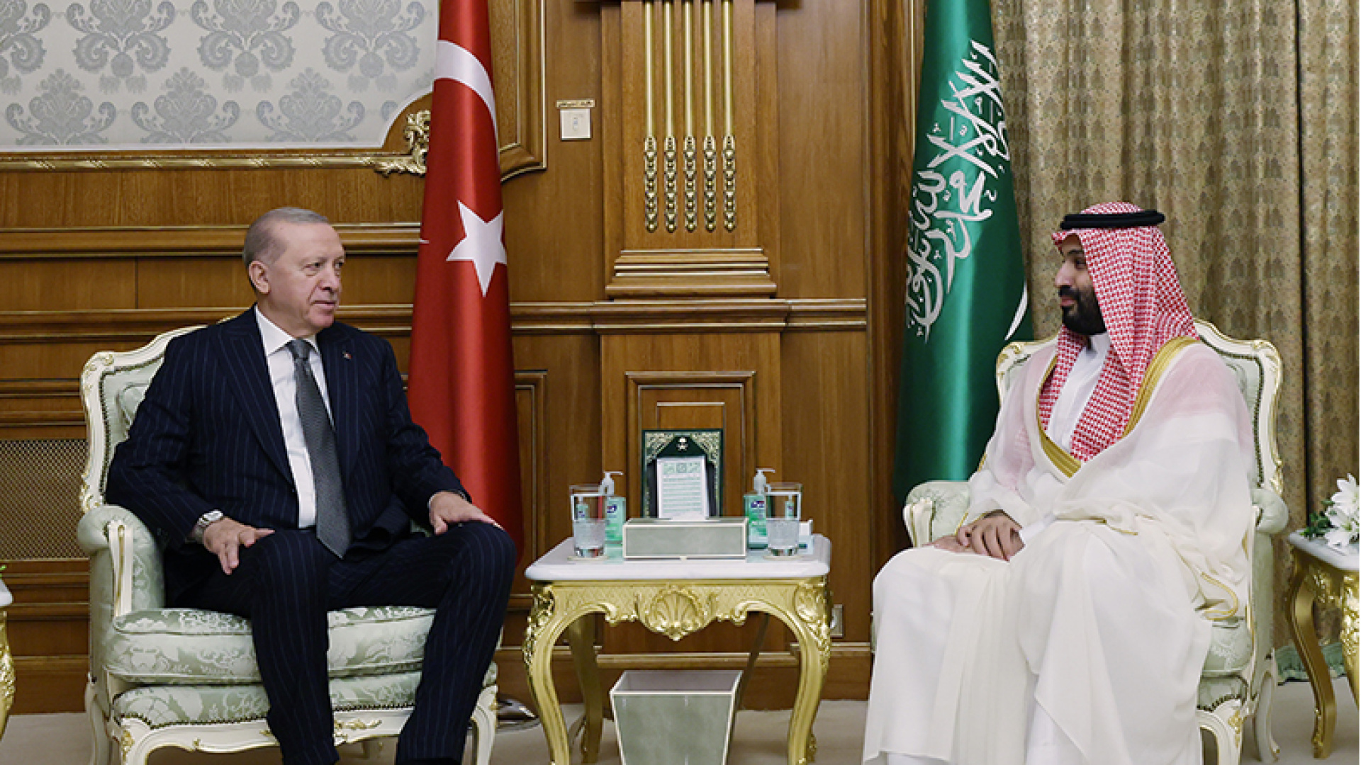 Cumhurbaşkanı Erdoğan, Suudi Veliaht Prens Selman ile görüştü