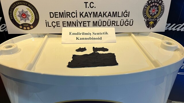 Demirci'de uyuşturucu operasyonunda 1 kişi tutuklandı
