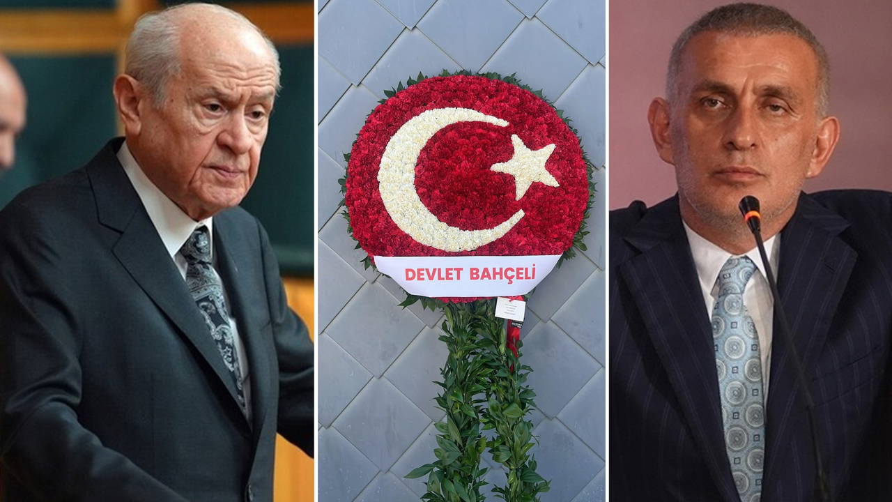 Devlet Bahçeli'den İbrahim Hacıosmanoğlu'na destek çiçeği