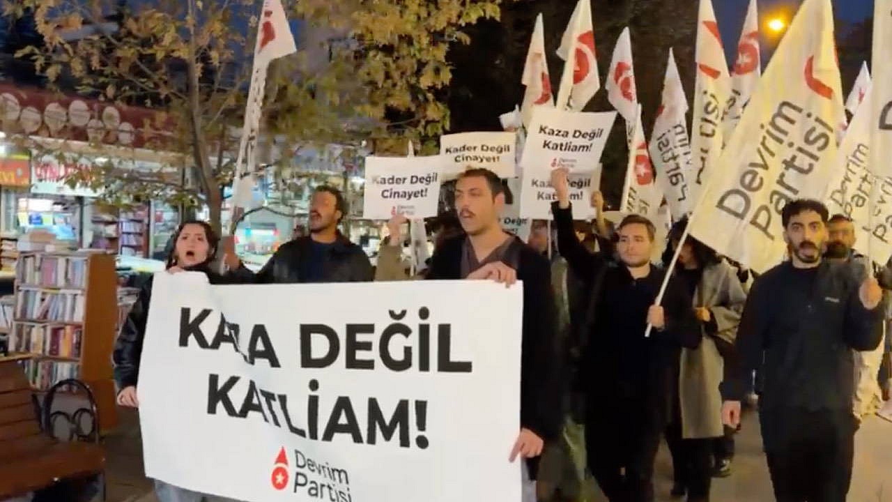 Devrim Partisi, Soma ve Zonguldak'ta eylem yaptı