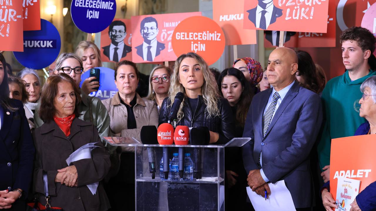 Dilek İmamoğlu Saraçhane'de adalet çağrısı yaptı