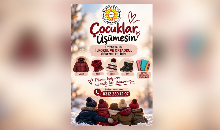 Divriği Kültür Derneği'nden miniklere yardım kampanyası