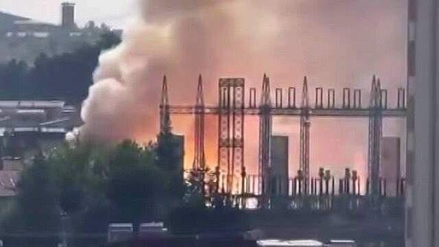 Diyarbakır'da elektrik trafosunda patlama meydana geldi