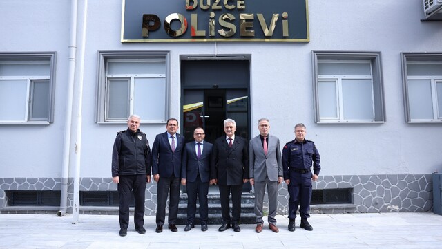 Düzce'de yargı ve güvenlik temsilcileri bir araya geldi