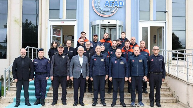 Düzce'de yoğun yağışlar için toplantı yapıldı