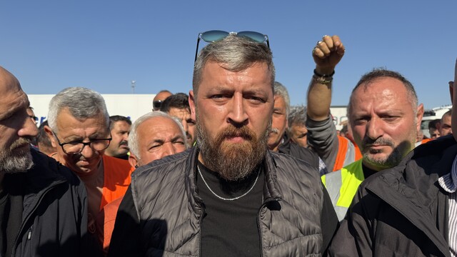 Edirne'de tır şoförleri Kapıkule'de oturma eylemi düzenledi