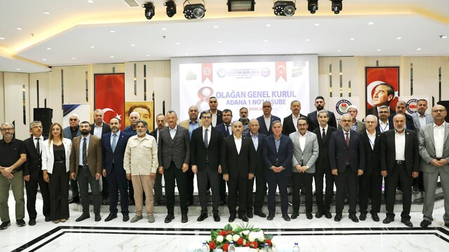 Eğitim-Bir-Sen Adana'da Mustafa Sarıgeçili yeniden seçildi