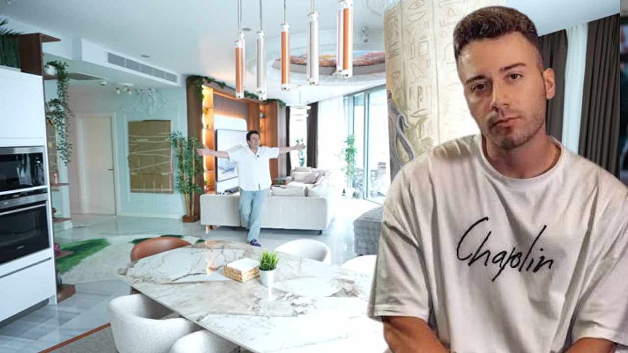 Enes Batur, yeni lüks dairesini takipçilerine açtı