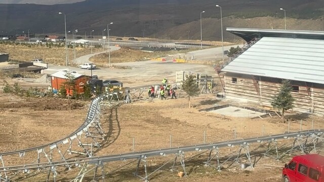 Erciyes'te dağ kızağı projesinde çalışmalar sürüyor