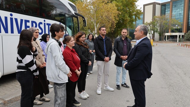 Erciyes Üniversitesi'nde Kayseri kültür yolu turu düzenlendi
